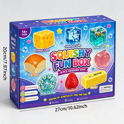 8pc Squishy Fun Box - Sensory Set